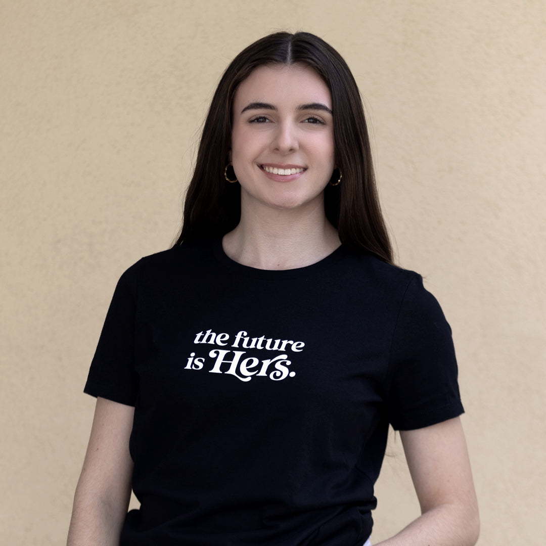 Relaxed Short Sleeve T in black