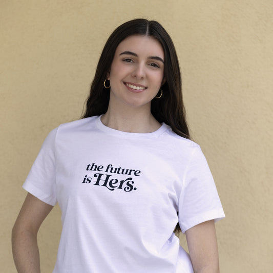 Relaxed Short Sleeve T in white